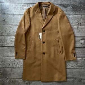 Uniqlo Cashmere Chesterfield Coat Brown